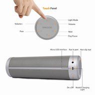 GINGOOD LED Bluetooth Speakers Portable Hip-Hop Wireless Dancing Colorful Bass Build in Microphone Black N13