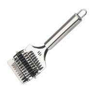 Aikoi Stainless Steel Noodle Lattice Roller Docker Dough Cutter Pasta Spaghetti Make Tool
