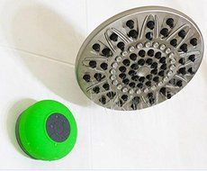 EBS-024 HD Water Resistant Bluetooth 3.0 Shower Speaker, Handsfree Portable Speakerphone with Built-in Mic, 6hrs... N5