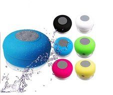 EBS-024 HD Water Resistant Bluetooth 3.0 Shower Speaker, Handsfree Portable Speakerphone with Built-in Mic, 6hrs... N6