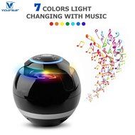 VICTORSTAR@ Wireless Bluetooth Speakers With Subwoofer Mini Round Hi-Fi Speaker Portable Speakers For Hands-Free...