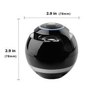 VICTORSTAR@ Wireless Bluetooth Speakers With Subwoofer Mini Round Hi-Fi Speaker Portable Speakers For Hands-Free... N3