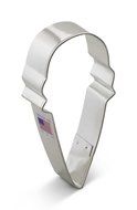 Ann Clark Ice Cream Cone Cookie Cutter - 4 Inches - Tin Plated Steel