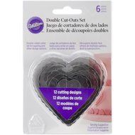 Wilton 417-2581 6-Piece Nesting Fondant Double Sided Cut Out Cutters, Round N5