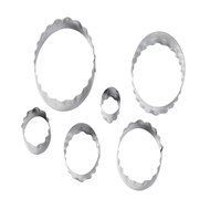 Wilton 417-2581 6-Piece Nesting Fondant Double Sided Cut Out Cutters, Round N9