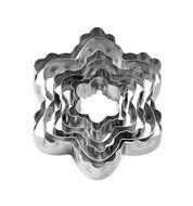 Wilton 417-2581 6-Piece Nesting Fondant Double Sided Cut Out Cutters, Round N11
