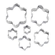 Wilton 417-2581 6-Piece Nesting Fondant Double Sided Cut Out Cutters, Round N12