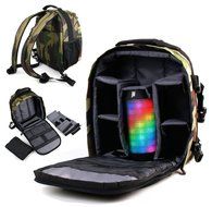 DURAGADGET Premium Quality, Camouflage Water-Resistant Rucksack / Backpack for the NEW JBL Pulse 2 Wireless Bluetooth...
