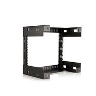 StarTech RK812WALLO 8U Open Frame Wall Mount Equipment Rack - 12-Inch Deep (Black) N2