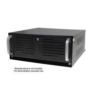 StarTech RK812WALLO 8U Open Frame Wall Mount Equipment Rack - 12-Inch Deep (Black) N10
