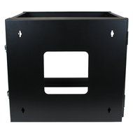 StarTech RK812WALLO 8U Open Frame Wall Mount Equipment Rack - 12-Inch Deep (Black) N15