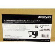StarTech RK812WALLO 8U Open Frame Wall Mount Equipment Rack - 12-Inch Deep (Black) N18