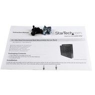 StarTech RK812WALLO 8U Open Frame Wall Mount Equipment Rack - 12-Inch Deep (Black) N23