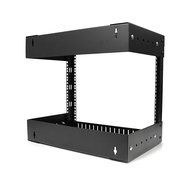 StarTech RK812WALLO 8U Open Frame Wall Mount Equipment Rack - 12-Inch Deep (Black) N37
