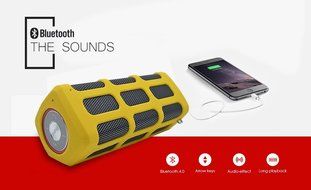 Elala Bluetooth Speaker, Portable Wireless Speaker with Built-in 7000mAh Power Bank, Mic, Enhanced Bass, Waterproof... N8