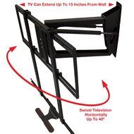 MantelMount&reg; Pull-Down TV Mount&trade; Bracket w/ Full Motion for 48-80"inch, 30-115lb LCD, LED &amp; Plasma Flat Screen... N3