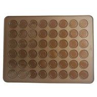 New Large 48 Macarons/muffins Silicone Baking Pastry Sheet Mat Cup Cake Mold Tray