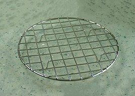 B&amp;S FEEL Multi-Purpose Stainless Steel Round Baking and Cooling Rack, 8.25-Inches