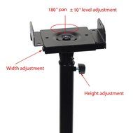 VideoSecu 2 Heavy duty PA DJ Club Adjustable Satellite Speaker Stand MS07B M99 N3