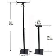 VideoSecu 2 Heavy duty PA DJ Club Adjustable Satellite Speaker Stand MS07B M99 N4