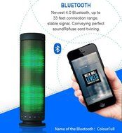 WEMELODY Wireless LED Bluetooth Portable Dream Speaker with TF Card Sound Quality 4.0 Tech and Polymer Lithium... N4