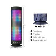 WEMELODY Wireless LED Bluetooth Portable Dream Speaker with TF Card Sound Quality 4.0 Tech and Polymer Lithium... N6