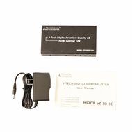 J-Tech Digital JTD-MINI-1x2SP 2 Port 1X2 Powered Hdmi Super Mini Splitter for Full Hd 1080P with 3D Capability N10