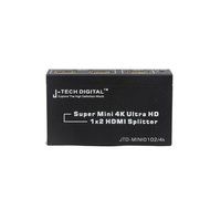 J-Tech Digital JTD-MINI-1x2SP 2 Port 1X2 Powered Hdmi Super Mini Splitter for Full Hd 1080P with 3D Capability N15