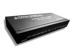 J-Tech Digital JTD-MINI-1x2SP 2 Port 1X2 Powered Hdmi Super Mini Splitter for Full Hd 1080P with 3D Capability N19