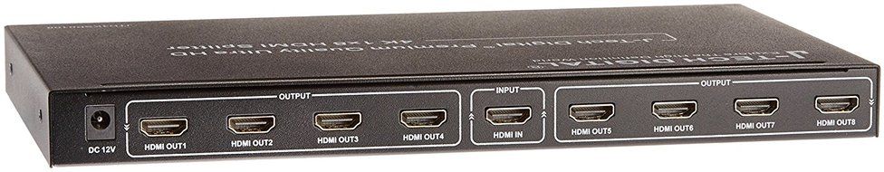 J-Tech Digital JTD-MINI-1x2SP 2 Port 1X2 Powered Hdmi Super Mini Splitter for Full Hd 1080P with 3D Capability N21