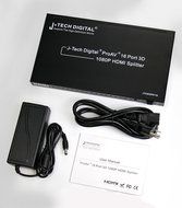 J-Tech Digital JTD-MINI-1x2SP 2 Port 1X2 Powered Hdmi Super Mini Splitter for Full Hd 1080P with 3D Capability N28