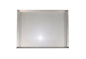 Paderno World Cuisine 25 1/2 by 17 3/4 Inch by 1 1/8 Inch Splayed Sided Aluminized Steel Baking Sheet N2
