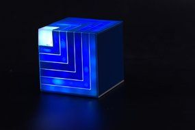 5W LED Light Cubic Rainbow Bluetooth Speaker, Handfree Wireless Portable Bluetooth Speaker with TF Card Music... N3