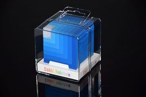 5W LED Light Cubic Rainbow Bluetooth Speaker, Handfree Wireless Portable Bluetooth Speaker with TF Card Music... N7