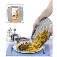Quickafries Large Oven Cooking Mesh Mat - Crispier Fries, Bread, Pastries