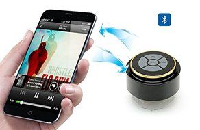 Bluetooth Waterproof Speaker - Music Control, Call Answering, Mic, Suction Cup, IP67 Waterproof Rating N3