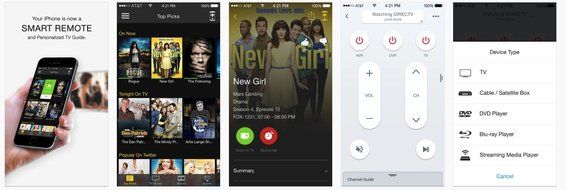 Pronto and Peel App, Smart Universal Remote Control, Compatible with iOS and select Android devices N4