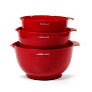 Farberware Classic Plastic Mixing Bowls, Assorted, Set of 3 N3