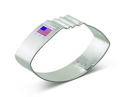 Ann Clark Football Cookie Cutter - 3.5 Inches - Tin Plated Steel