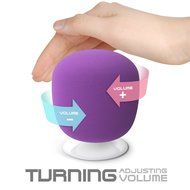 SUPCASE Music Fans Series Lightweight Portable Wireless Bluetooth Speaker (Purple) - Premium Sound, One Touch... N3