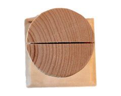 96 Hole Solid Wood Cake Pop Stand and Lollipop Holder Display (Square Base)