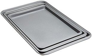 Good Cook Set Of 3 Non-Stick Cookie Sheet Pack of 3 1 , New N2