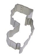 R&amp;M New Jersey State Cookie Cutter in Durable, Economical, Tinplated Steel