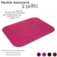 Feuille Macarons 2 Tailles Silicone