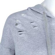 AIMTOPPY Women Hoodie Sweatshirt Jumper Sweater Crop Top Sports Pullover Tops (S) N7