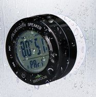 IreVoor Rechargeable Water Resistant Shower Bluetooth 3.0 Speaker - Portable Bluetooth Speaker With LCD Temperature... N2