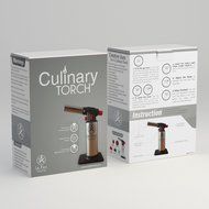 Vie De Chef Culinary Butane Torch - Best Creme Brulee Torch For Professional Kitchen &amp; Baking Use - The Perfect... N7
