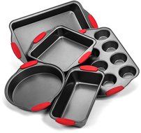 Elite Bakeware Ultra NonStick Baking Pans Set of 5 - Premium Bakeware Set
