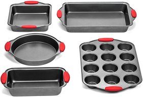 Elite Bakeware Ultra NonStick Baking Pans Set of 5 - Premium Bakeware Set N9