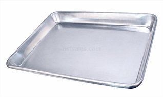 New Star 36800 Extra Heavy 12-Gauge Aluminum Open Bead Full Size Sheet Pan, 18 by 26 by 2-Inch